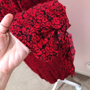 Brand new gap red black dress